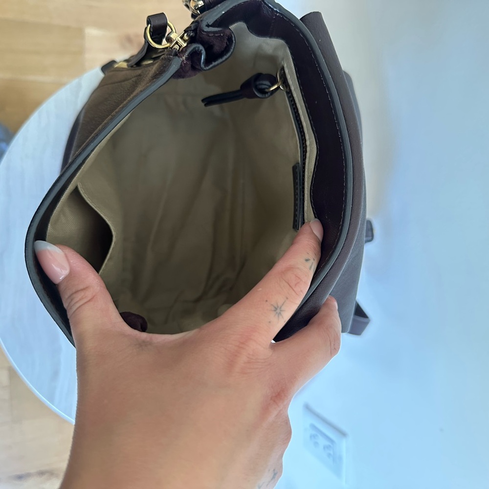 Chloe Small Faye Suede & Leather Backpack - Picture 7 of 7